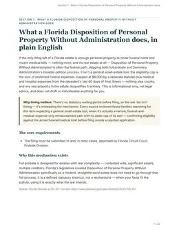 Plain-English overview page of the Florida kit