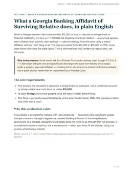 Plain-English overview page of the Georgia guide