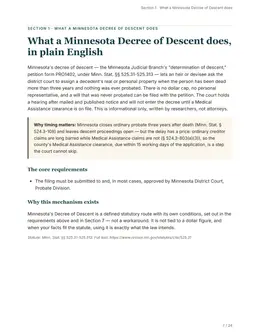 Plain-English overview page of the Minnesota kit