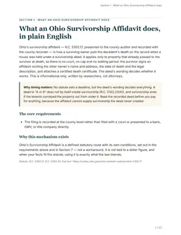 Plain-English overview page of the Ohio guide